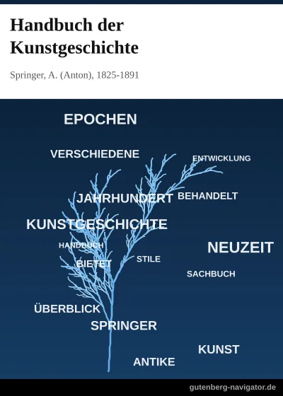 Cover: Handbuch der Kunstgeschichte