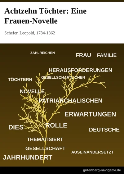 Cover: Achtzehn Töchter: Eine Frauen-Novelle